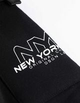 spodnie bojówki - dzianina dresowa - czarny