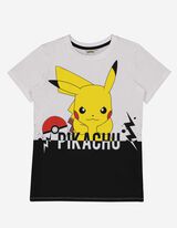 T-shirt - Pikachu - bialy