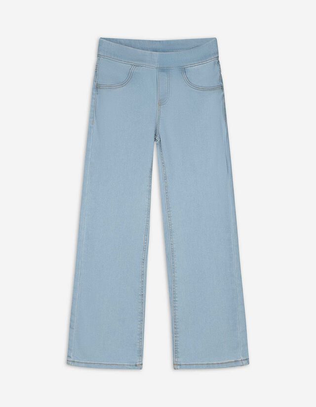Jeggings - Taglio svasato - celeste