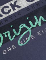 Tričko - Potlač - modra