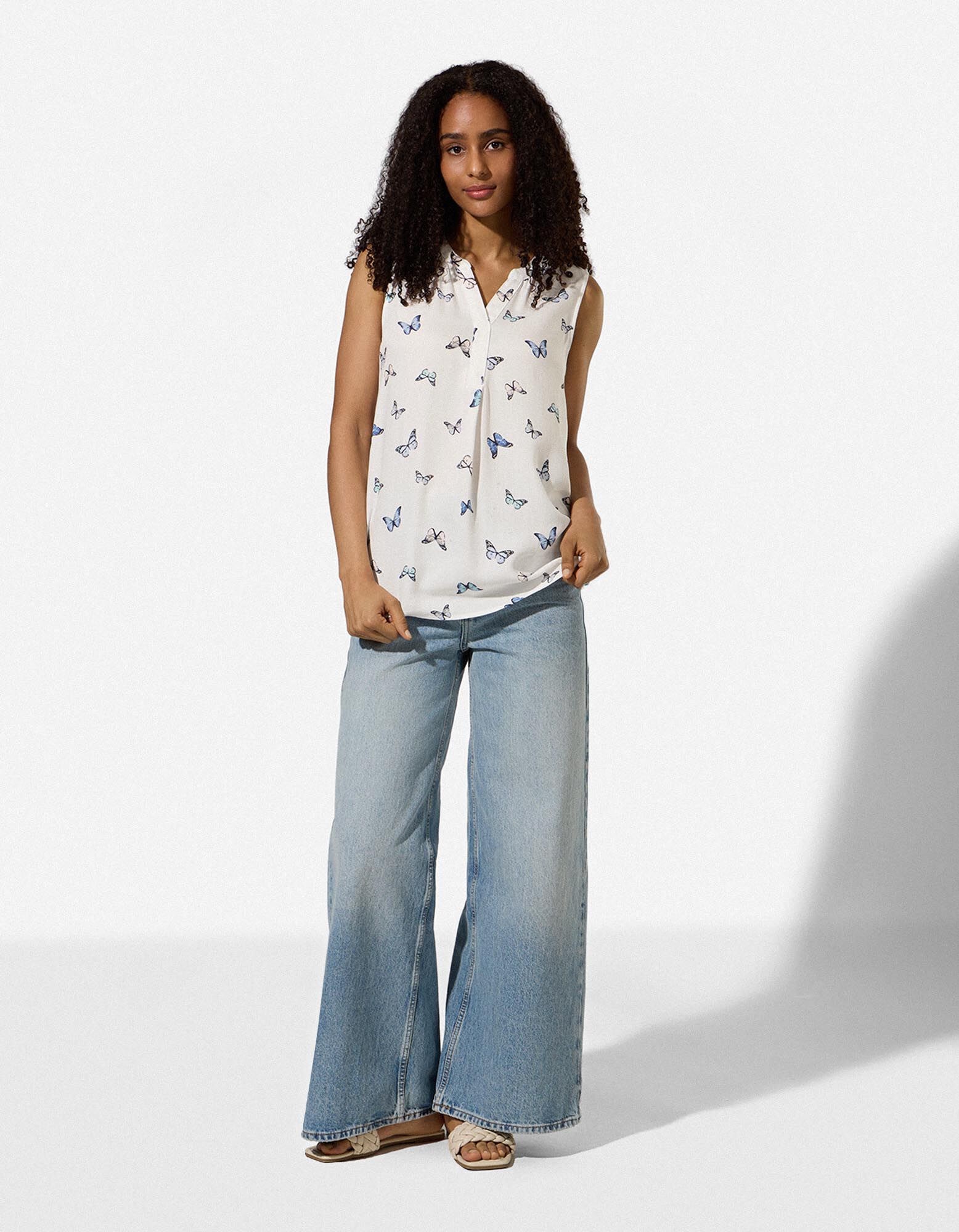 blousetop - Print all-over - Off-White