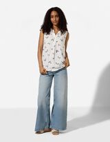 blousetop - Print all-over - Off-White