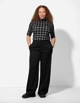 Tričko - Viskózová zmes - cierna