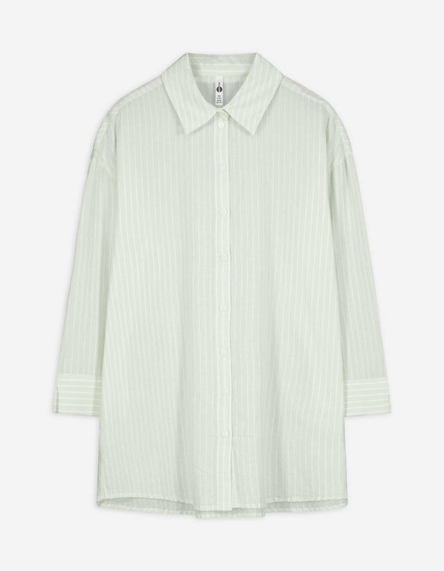 Chemise - Rayures - Vert