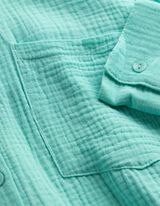 Bluse - einfarbig - t&uuml;rkis