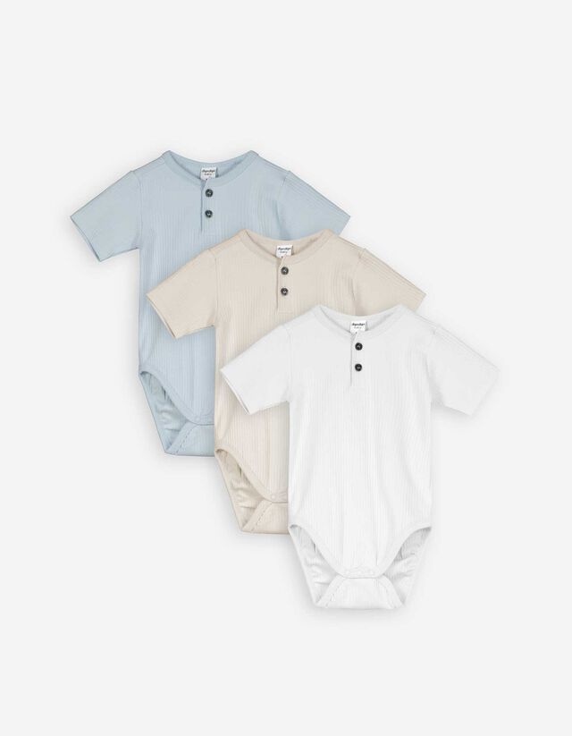 Kurzarmbody - 3er-Pack