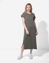 Suknelė - Medvilnės mi&scaron;inys - zalias