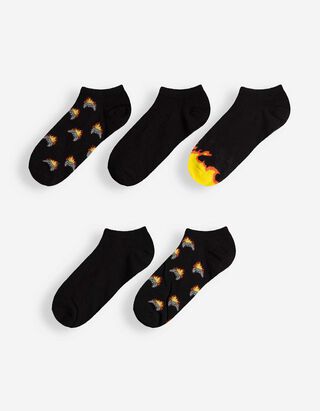Sneakersocken - 5er-Pack
