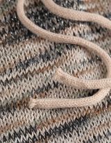 Felpa con cappuccio - Design multicolore - marrone