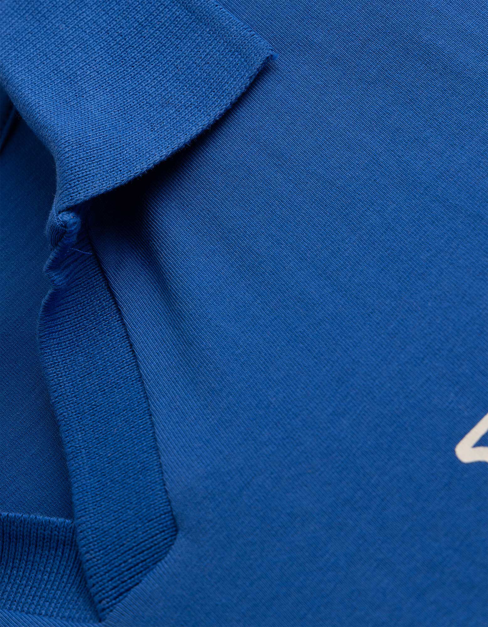 Poloshirt - Frontprint - hellblau