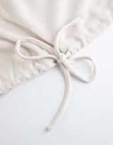 Melegítőfelső - Derekán húzózsinórral - bézs