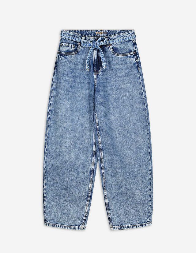Jeans - Ballon Pasvorm - blauw