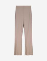 Pigiama completo (maglia + pantaloni) - Materiale strutturato - beige