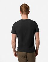 Tricou - Bandă de nasturi - Negru