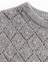Pullover - Kurze &Auml;rmel - Dunkelgrau