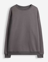Sweat &agrave; capuche - Coupe oversize - gris fonc&eacute;
