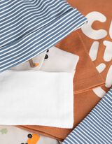 Set aus langärmeligem Body, Hose und Mütze - Geschenkset - weiß