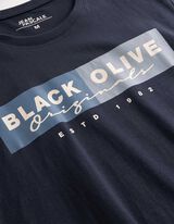 T-Shirt - Print - dunkelblau