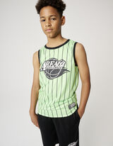 Set de bluză și pantaloni - Plasă - Verde deschis