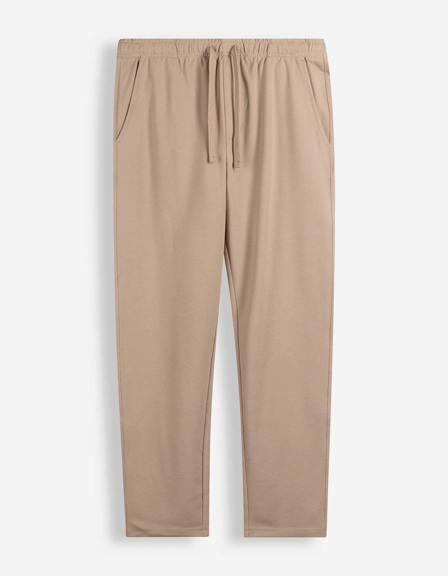 Jogpants - Kn&ouml;chellang - Beige