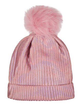 M&auml;dchen Pudelm&uuml;tze mit Rippenstruktur 