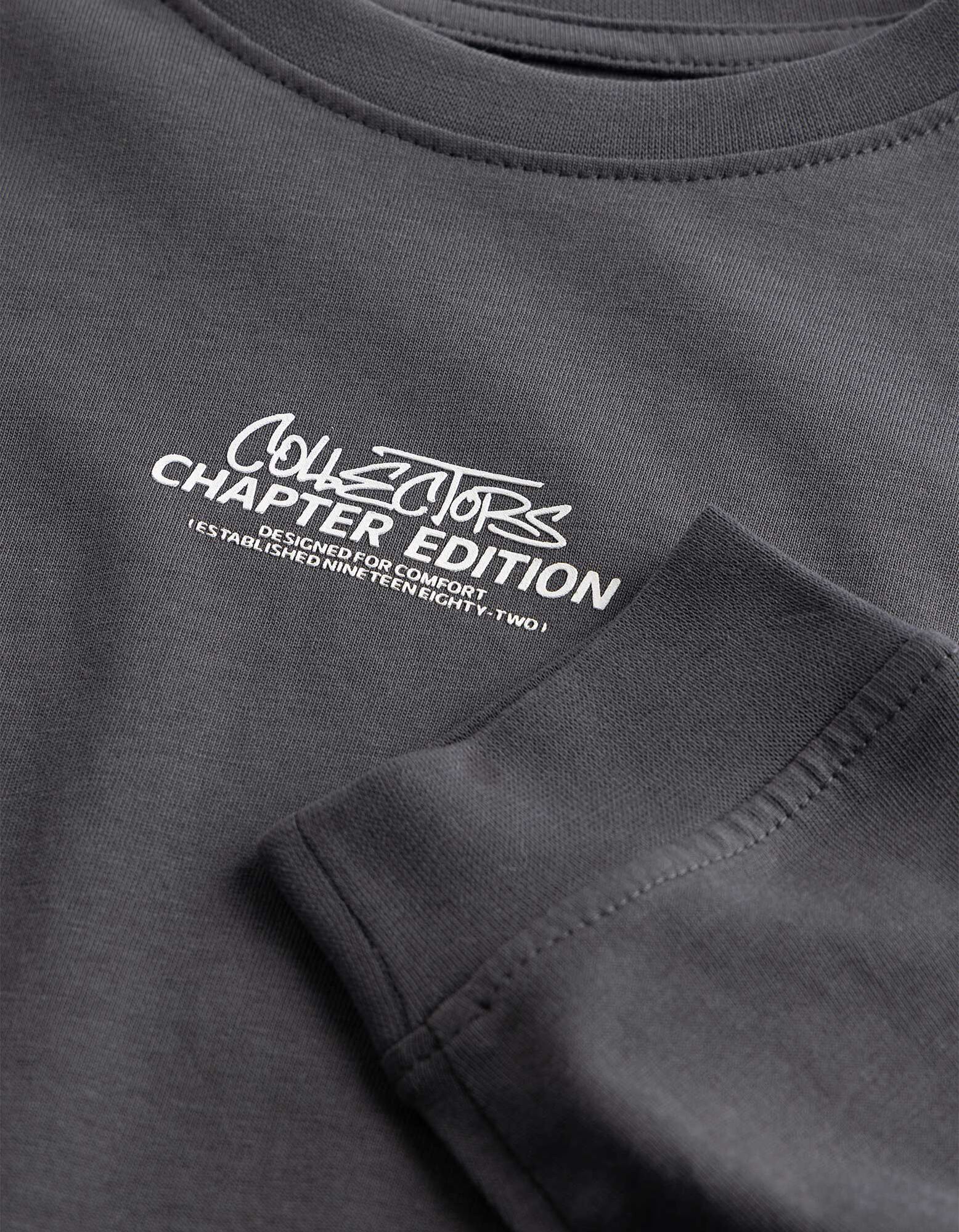 Longsleeve - Oversized fit - Donkergrijs