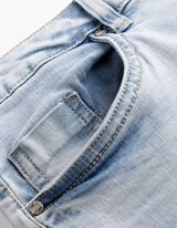 Dž&iacute;nov&eacute; &scaron;ortky - světle modr&yacute; denim - svetle  modra