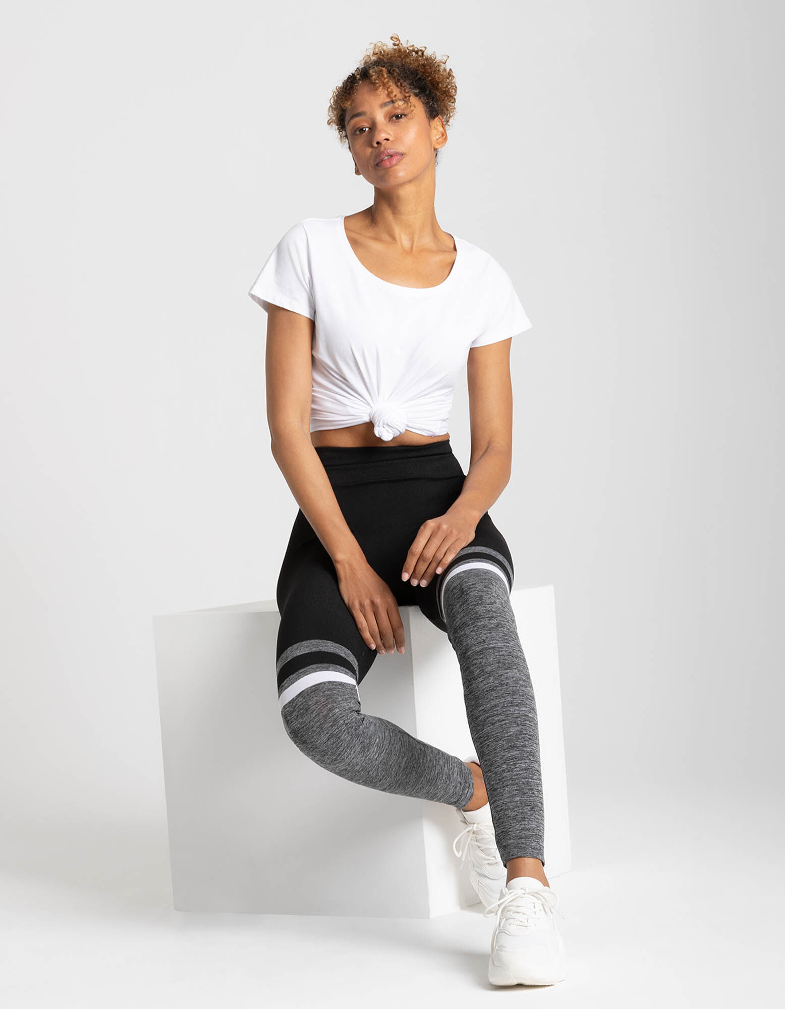Legging - Met stretch - zwart