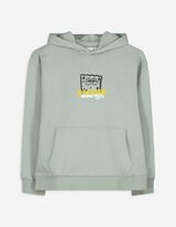 Pulover s kapuco - Spuži Kvadratnik - siva