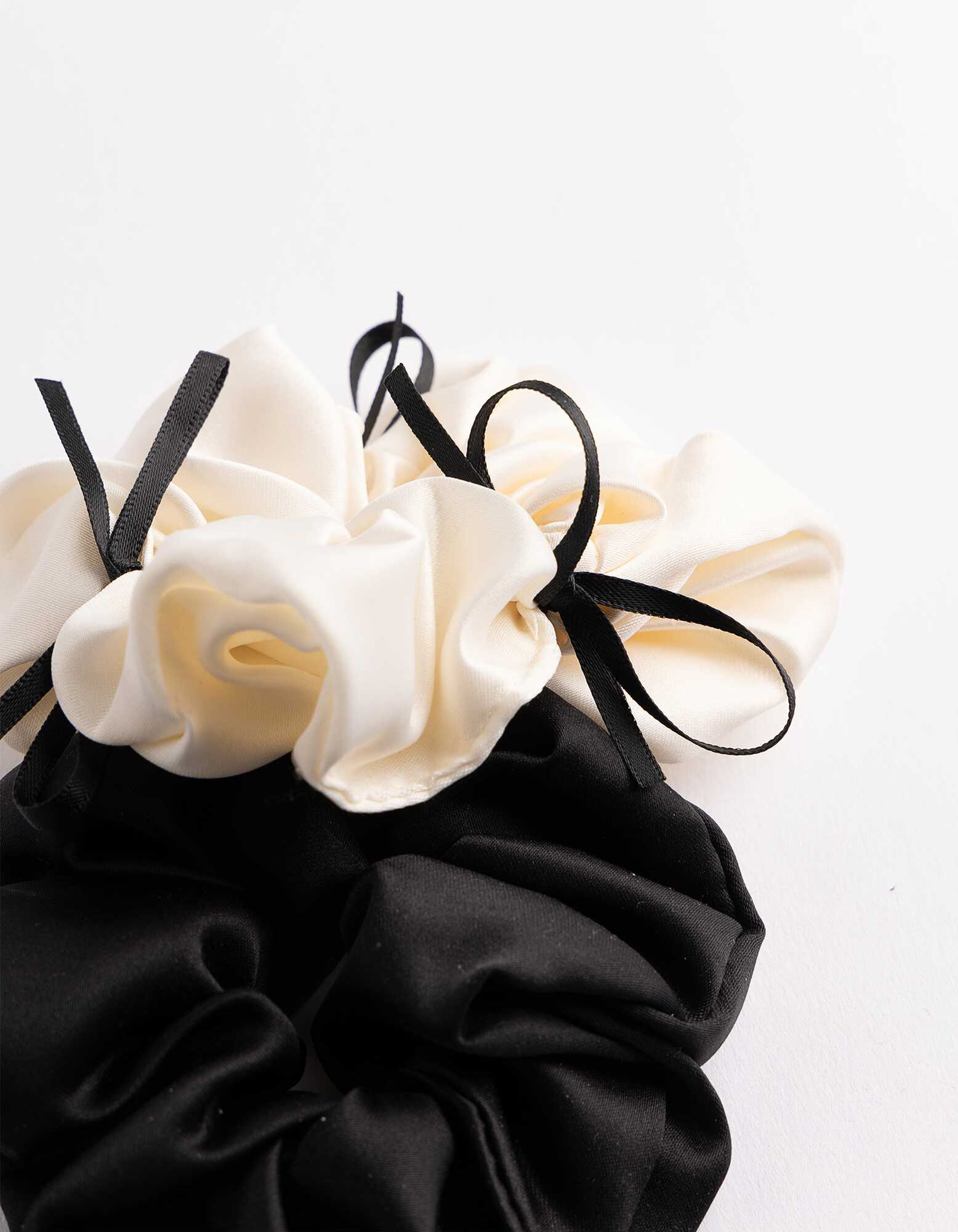 Haargummi - 2er-Pack - Schwarz