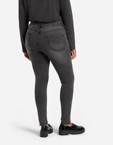 Uske farmerice - Oprano abrazivom - sivo