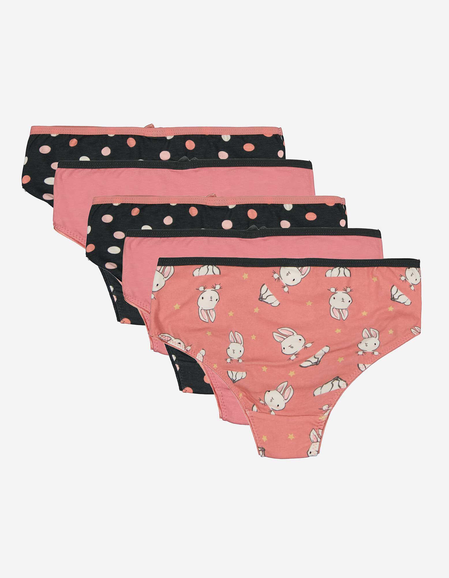 Slip - Set van 5 - roze