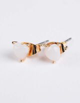 kolczyki - 3 szt. w opakowaniu - zloty