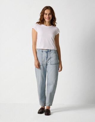 Jeans - Barrel Fit - Hellblau
