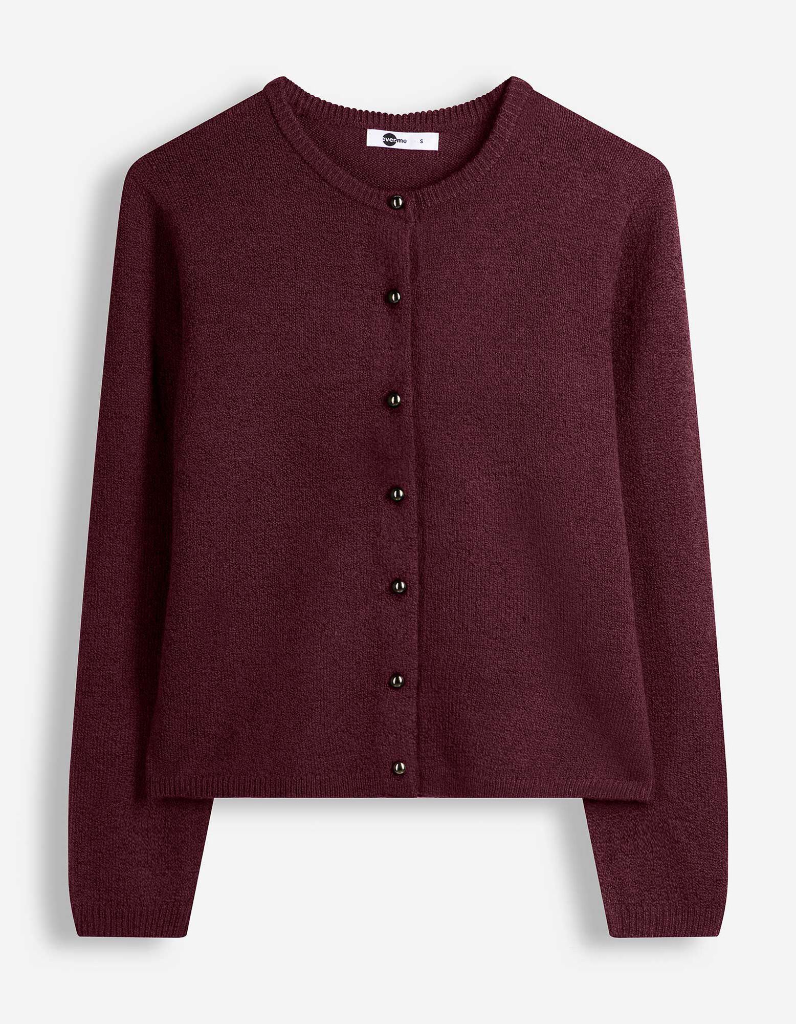 Cardigan - Strick - Dunkelrot
