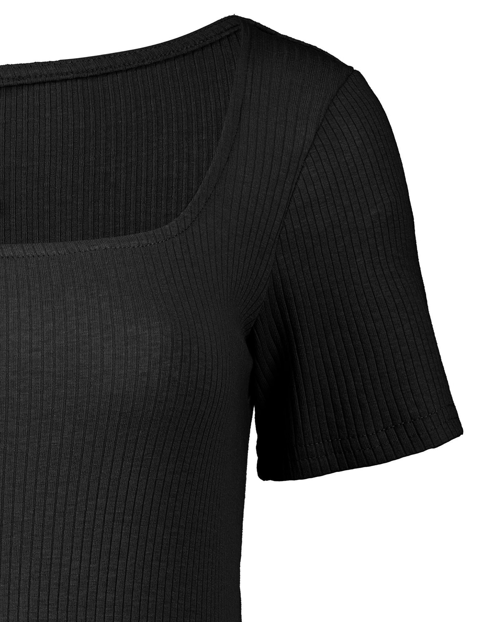 T-shirt - Teneur en stretch - Noir