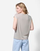 Top - Misto viscosa - bianco