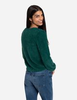 Kardigán - Kötött ruha - sötétzöld