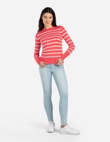 Pulóver - LENZING™ ECOVERO™ - vilagos piros