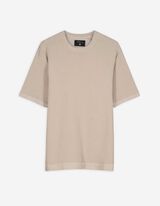 T-Shirt - Strick - beige