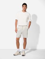 Šortky - Klasický střih Regular Fit - bílá