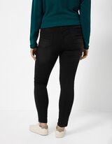 Jeggings - G&uuml;rtelschlaufen - Schwarz