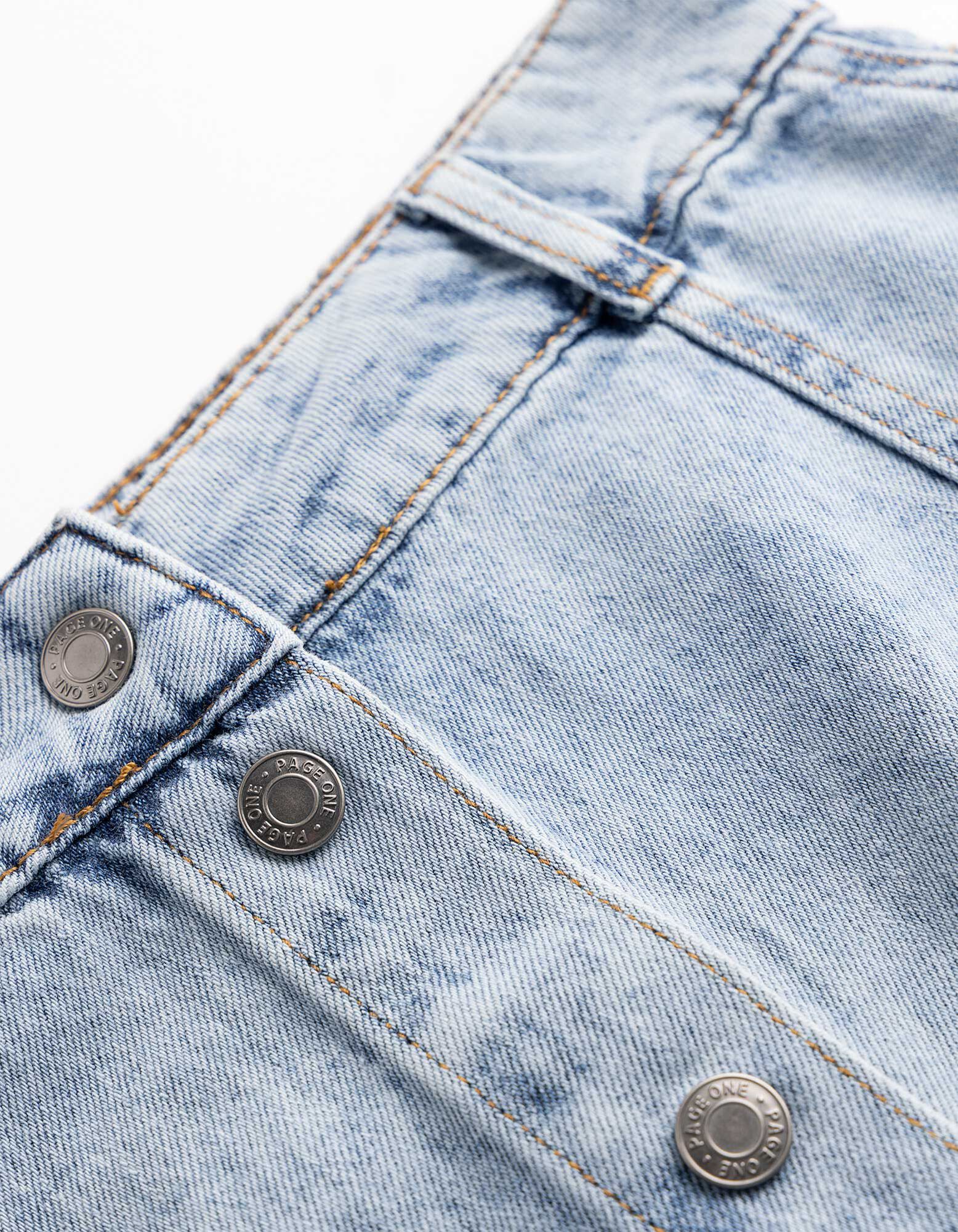 Jupe cloche - denim bleu clair - bleu clair
