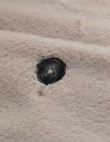 Mantel - Kunstfell - beige