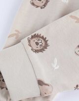 Set koji se sastoji od majice, hlača i slinčeka - Print po čitavoj povr&scaron;ini - bijela