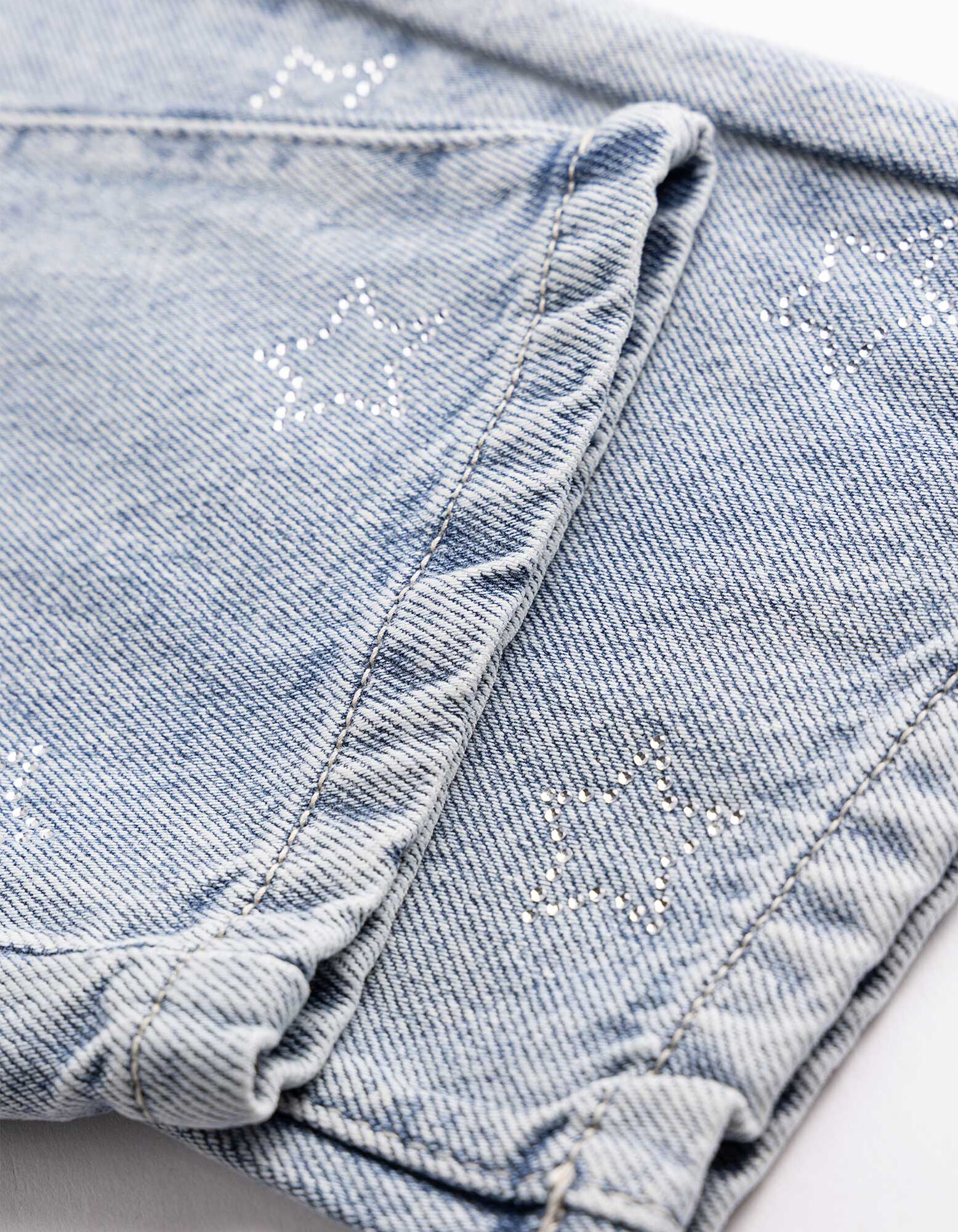 Jeans - Weites Bein - Hellblau
