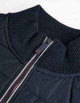 Felpa aperta - Tinta unita - blu scuro