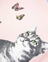 Tričko - Trblietav&aacute; potlač - ruzova