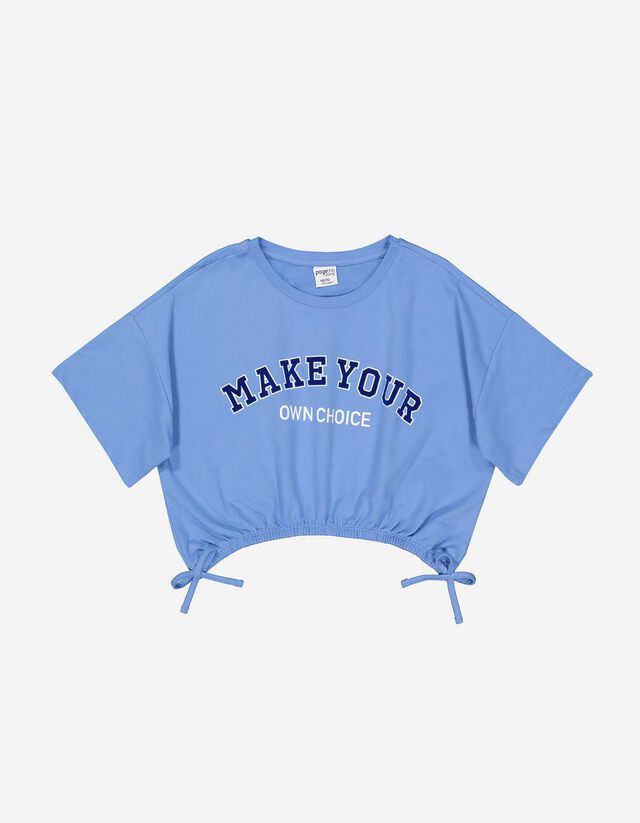 Mädchen Crop Shirt - Sweat