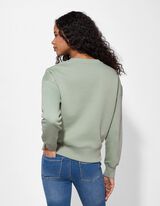 Mikina - Nadměrn&yacute; střih Oversized Fit - tyrkysova